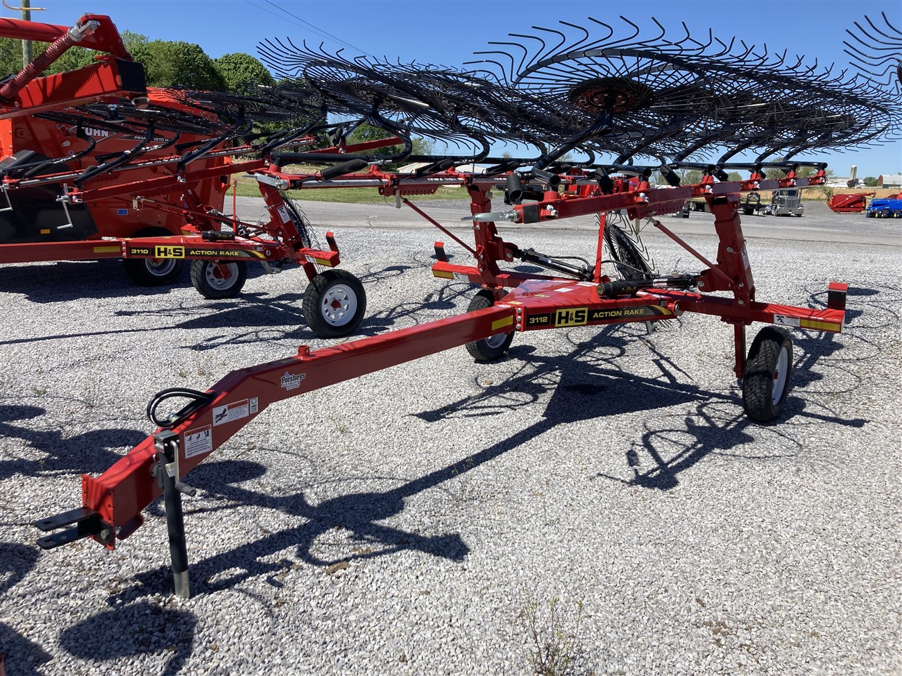 2023 H&S AR3112 12-WHEEL RAKE